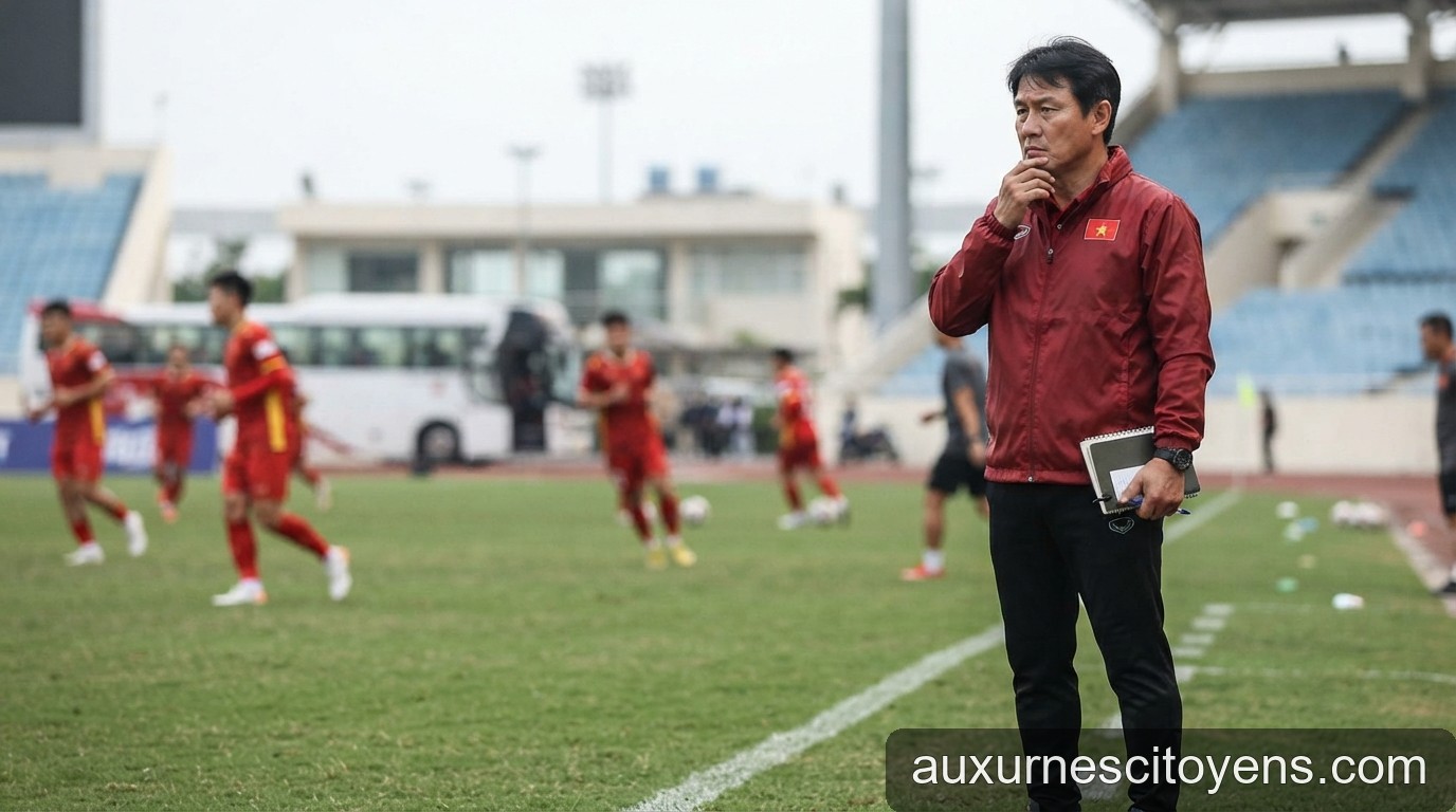FIFA ASEAN Cup 2026: HLV Kim Sang-sik và bài toán thay thế Văn Vĩ bên hành lang trái