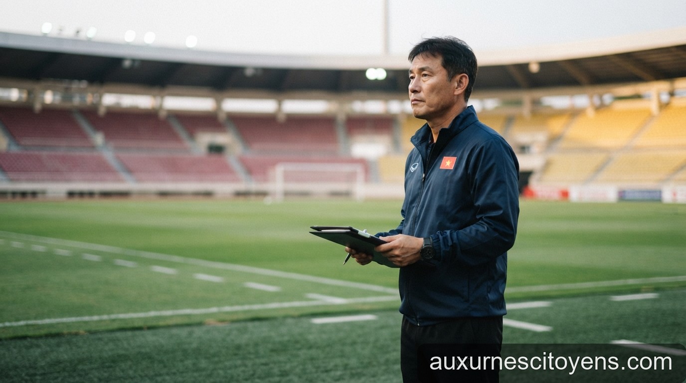 Sau FIFA ASEAN Cup 2026: HLV Kim Sang-sik và bài toán tìm 'cánh tay phải' mới cho Asian Cup 2027